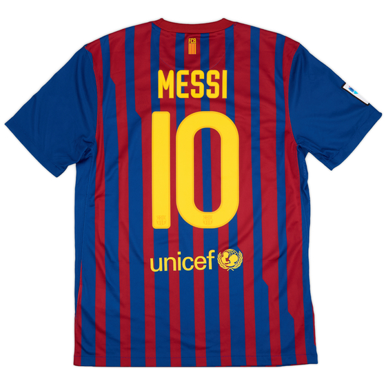2011-12 Barcelona Home Shirt Messi #10 - 7/10 - (M)