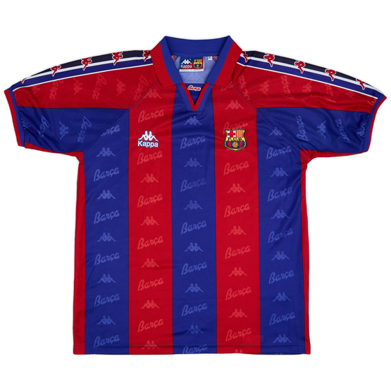 1995-97 Barcelona Home Shirt - 8/10 - (XL)