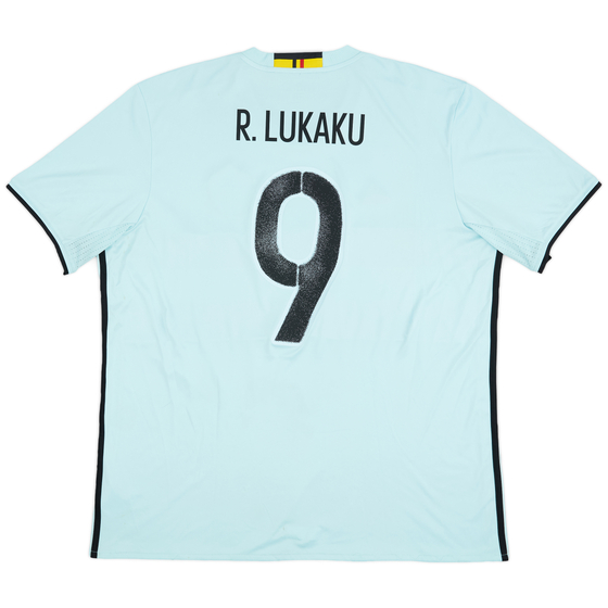 2016-17 Belgium Away Shirt Lukaku #9 - 6/10 - (XXL)