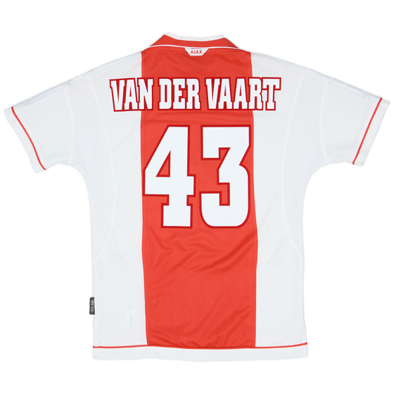 1999-00 Ajax Home Shirt Van Der Vaart #43 - 8/10 - (M)