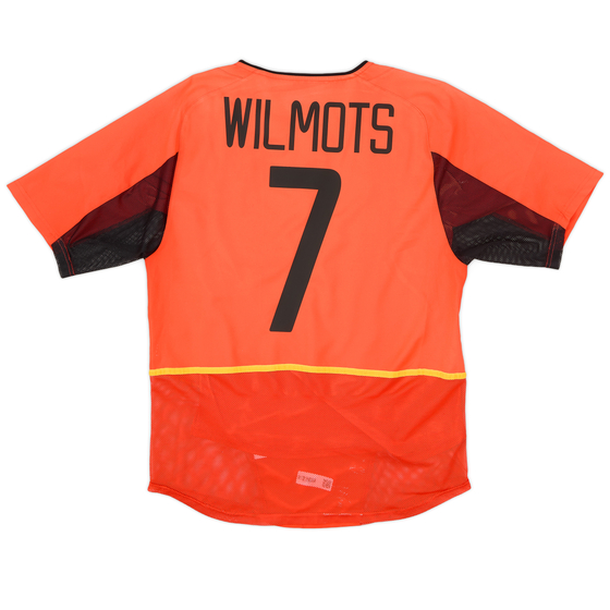 2002-04 Belgium Player Issue Home Shirt Wilmots #7 - 6/10 - (S)