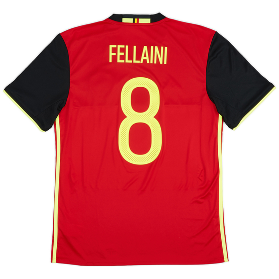 2016-17 Belgium Home Shirt Fellaini #8 - 9/10 - (M)