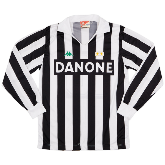 1992-94 Juventus Basic Home L/S Shirt #10 - 8/10 - (L)