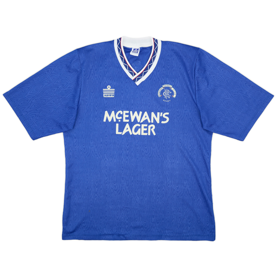 1990-92 Rangers Home Shirt - 8/10 - (L)