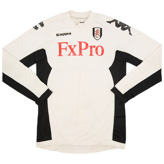 2011-12 Fulham Home L/S Shirt - 5/10 - (XXL)