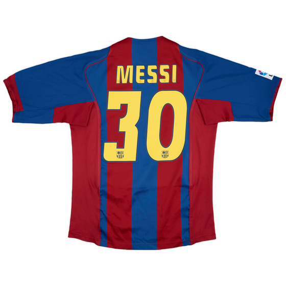 2004-05 Barcelona Home Shirt Messi #30 - 8/10 - (M)