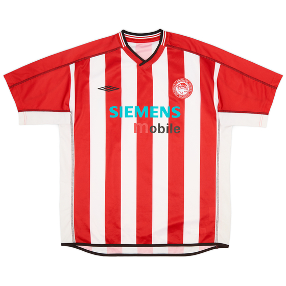 2002-03 Olympiakos Home Shirt - 8/10 - (XL)