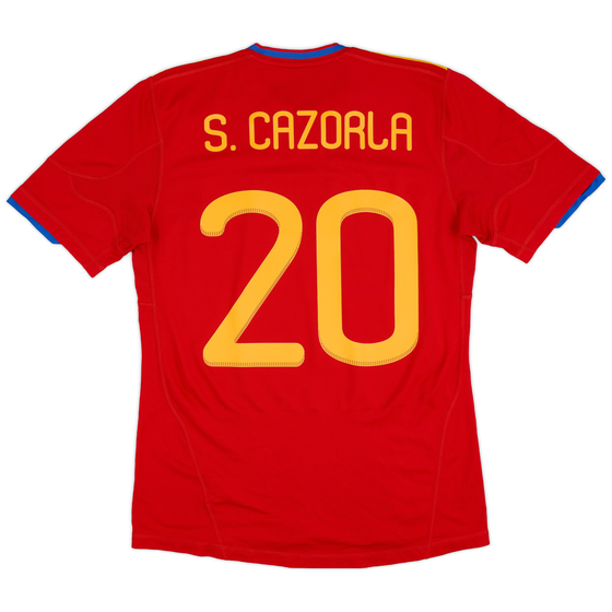 2009-10 Spain Home Shirt S.Cazorla #20 - 8/10 - (M)