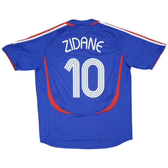 2006-07 France Home Shirt Zidane #10 - 7/10 - (XXL)