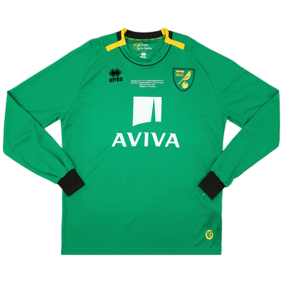 2014-15 Norwich 'Play-Off Final' GK Shirt - As New