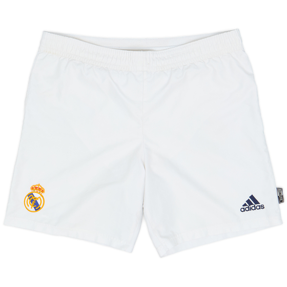 2001-02 Real Madrid Home Shorts - 8/10 - (S)