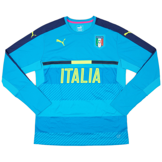 2016-17 Italy Puma Training L/S Shirt - 9/10 - (XL)