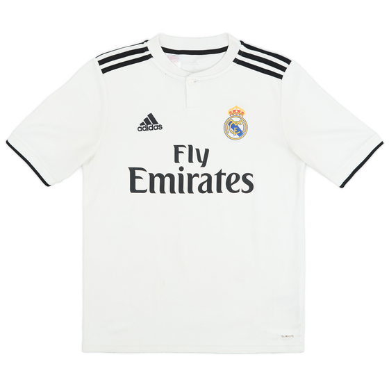 2018-19 Real Madrid Home Shirt - 8/10 - (XL.Boys)
