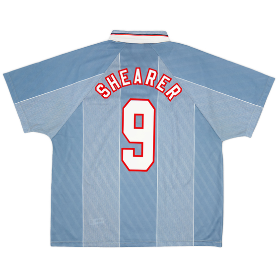 1996-97 England Away Shirt Shearer #9 - 8/10 - (XXL)