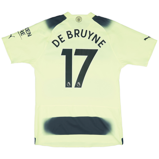 2022-23 Manchester City Player Issue Third Shirt De Bruyne #17
