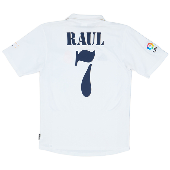2001 Real Madrid Home Shirt Raul #7 - 5/10 - (S)