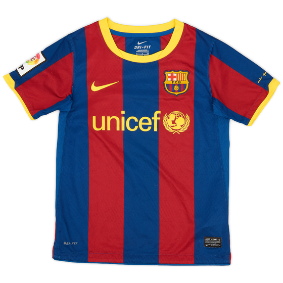 2010-11 Barcelona Home Shirt - 9/10 - (S.Boys)