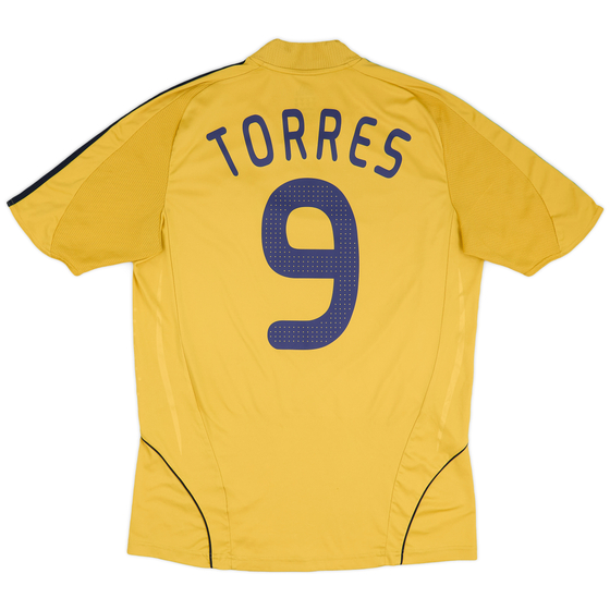 2008-10 Spain Away Shirt Torres #9 - 7/10 - (M)