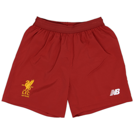2017-18 Liverpool Home Shorts - 9/10 - (S)