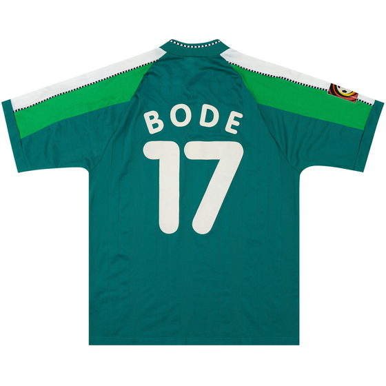 1997-98 Werder Bremen Match Issue Squad Signed Home Shirt Bode #17