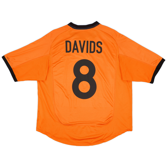 2000-02 Netherlands Home Shirt Davids #8 - 8/10 - (XL)