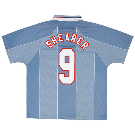 1996-97 England Away Shirt Shearer #9 - 9/10 - (XL)