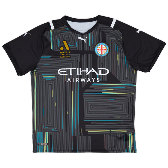 2021-22 Melbourne City Player Issue GK S/S Shirt (XL)