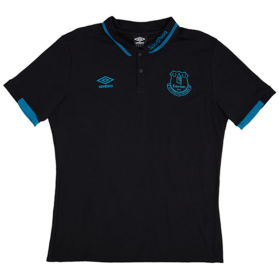 2019-20 Everton Umbro Polo Shirt - 9/10 - (XL)