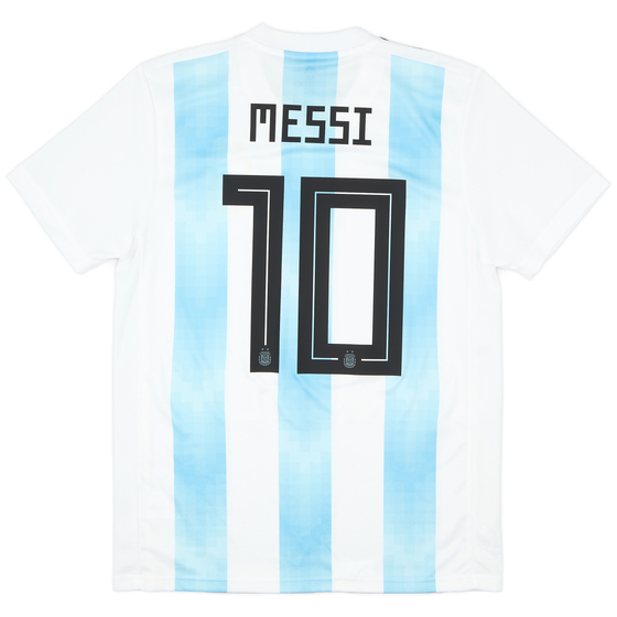 2018-19 Argentina Home Shirt Messi #10 - 9/10 - (M)