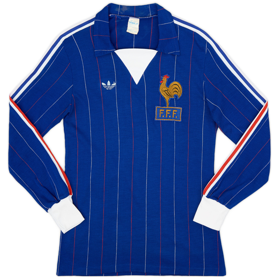 1980-82 France Home L/S Shirt - 8/10 - (M)