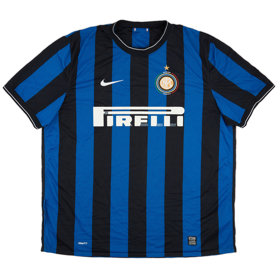 2009-10 Inter Milan Home Shirt - 3/10 - (XXL)
