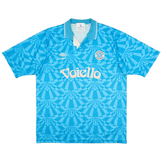 1991-93 Napoli Home Shirt - 8/10 - (L)