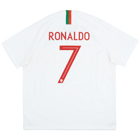 2018-19 Portugal Away Shirt Ronaldo #7 - 5/10 - (XL)