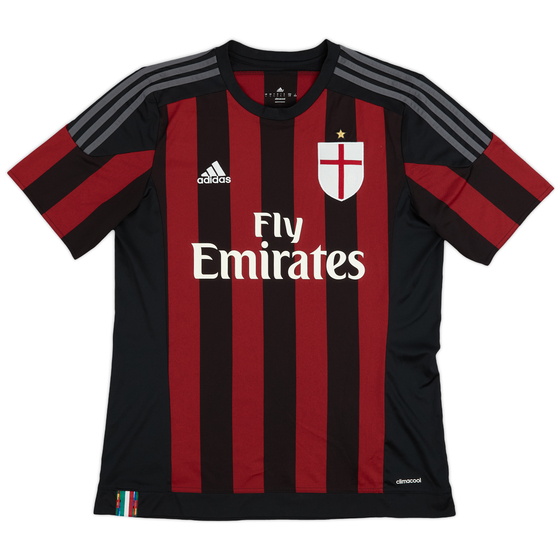2015-16 AC Milan Home Shirt - 9/10 - (L)