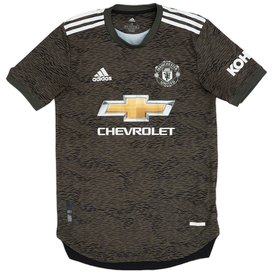 2020-21 Manchester United Authentic Away Shirt - 9/10 - (S)