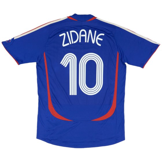 2006-07 France Home Shirt Zidane #10 - 6/10 - (M)