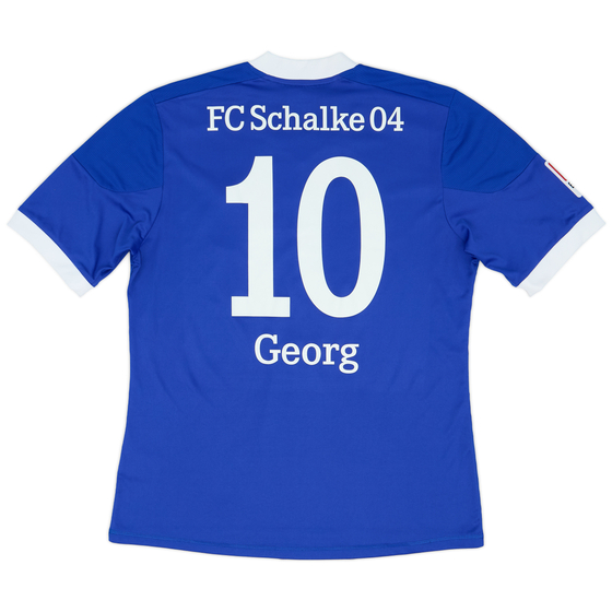 2012-14 Schalke Home Shirt Georg #10 - 7/10 - (L)