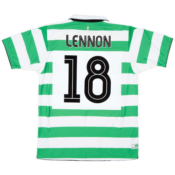 2004-05 Celtic Home Shirt Lennon #18 - 7/10 - (M)