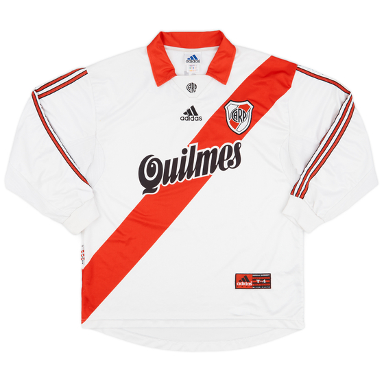 1998-00 River Plate Home L/S Shirt - 7/10 - (L)