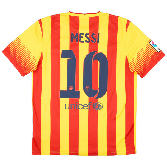 2013-15 Barcelona Away Shirt Messi #10 - 9/10 - (L)