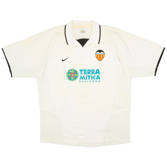2002-03 Valencia Home Shirt - 4/10 - (XL)
