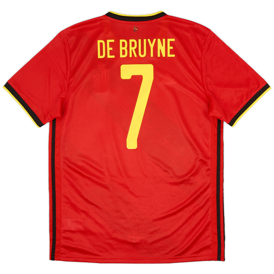 2020-21 Belgium Home Shirt De Bruyne #7 - 9/10 - (L)