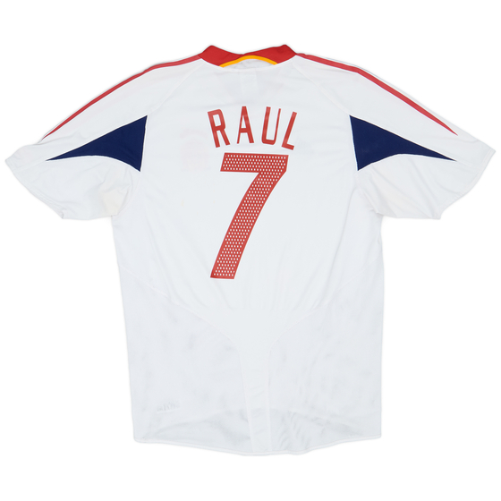 2004-06 Spain Away Shirt Raul #7 - 7/10 - (L)