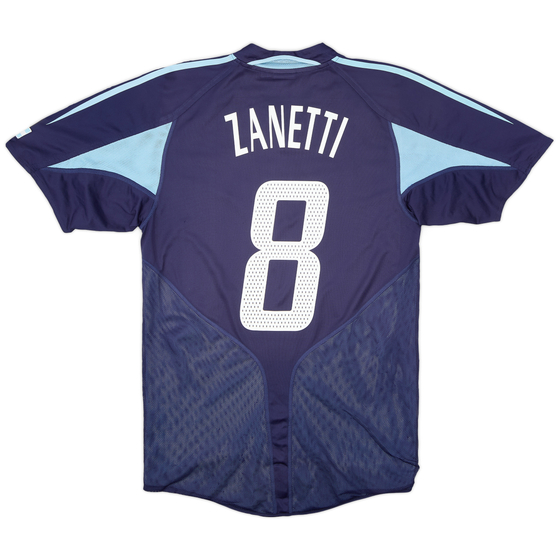 2004-05 Argentina Away Shirt Zanetti #8 - 6/10 - (S)