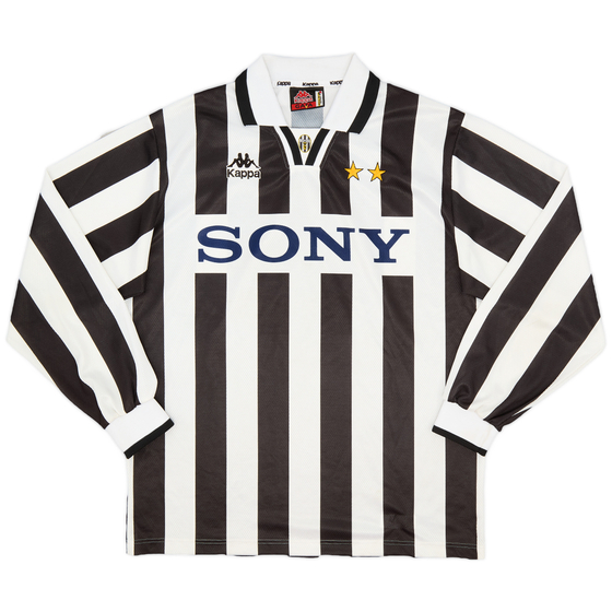 1995-97 Juventus Home L/S Shirt - 9/10 - (L)