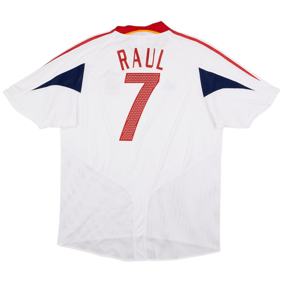 2004-06 Spain Away Shirt Raul #7 - 9/10 - (XL)