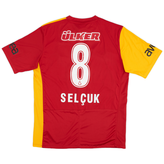 2011-12 Galatasaray Home Shirt Selcuk #8 - 7/10 - (M)