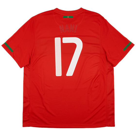 2010-11 Portugal Home Shirt Nani #17 (XL)