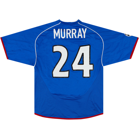 2005-06 Rangers Match Issue Champions League Home Shirt Murray #24