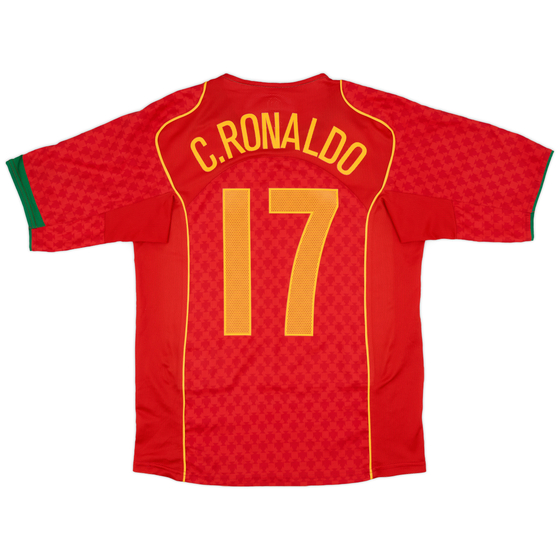 2004-06 Portugal Home Shirt C. Ronaldo #17 - 9/10 - (S)